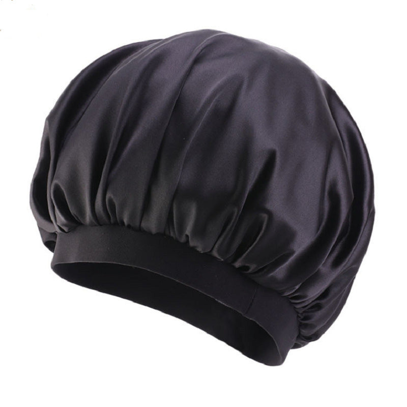 ZELAVY Classic Satin Bonnet in Essential Black